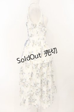 画像4: Victorian maiden / ロココブーケエプロンドレス  ブルー O-26-01-10-081-CL-OP-OW-OS