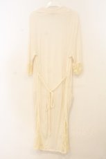 画像2: axes femme / カットロングトッパーカーディガン M アイボリー O-26-01-10-084-AX-TO-IG-ZT584 (2)