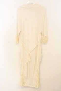 画像2: axes femme / カットロングトッパーカーディガン M アイボリー O-26-01-10-084-AX-TO-IG-OS