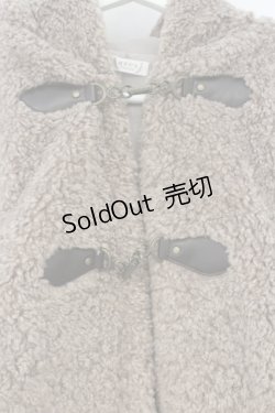 画像2: axes femme / カーリーボアケープポンチョ M ブラウン O-26-01-10-086-AX-CO-IG-OS