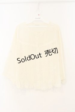 画像1: axes femme / ピンタックブラウス  アイボリー O-26-01-10-088-AX-BL-IG-ZT556