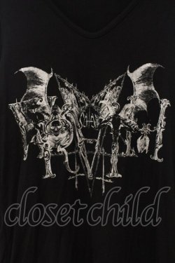 画像2: NAOTO SEVEN / ラメptカットソー  ブラック O-26-01-10-010-HN-TO-OW-OS