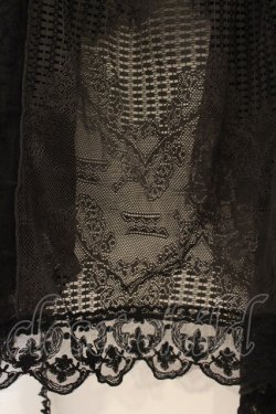 画像2: OZZ ANGELO / レースジレ  ブラック×チャコール O-26-01-10-012-OO-TO-OW-OS