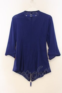 画像3: Ozz Croce / パワーネットエンブロイダリーZIPトップス  ブルー O-26-01-10-013-OO-TO-OW-OS