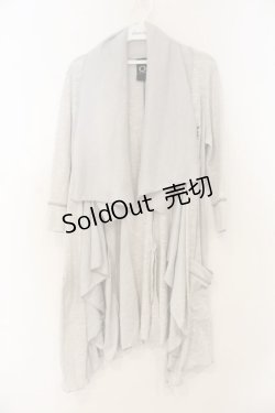 画像1: Ozz oneste / テレコトッパーカーディガン  グレー O-26-01-10-017-OO-TO-OW-OS