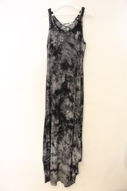 画像3: Ozz Croce / クロスエンブロイダリータイダイロングワンピース  ブラック O-26-01-10-021-OO-OP-OW-OS