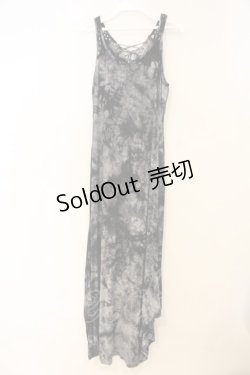 画像3: Ozz Croce / クロスエンブロイダリータイダイロングワンピース  ブラック O-26-01-10-021-OO-OP-OW-OS