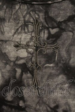 画像4: Ozz Croce / クロスエンブロイダリータイダイロングワンピース  ブラック O-26-01-10-021-OO-OP-OW-OS