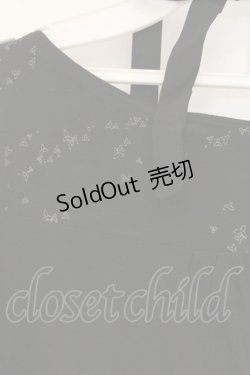 画像4: GRAMM / ボタン配色ノースリーブワンピース  ブラック O-26-01-10-023-HN-OP-OW-OS