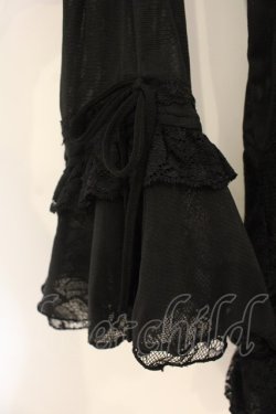 画像3: Ozz Croce / ネット×レースフリルボレロ  ブラック O-26-01-10-024-OO-TO-OW-OS