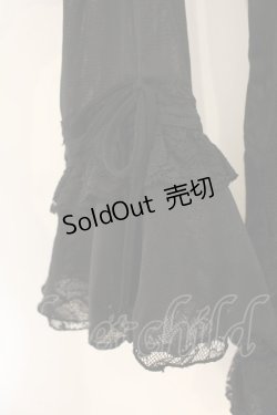 画像3: Ozz Croce / ネット×レースフリルボレロ  ブラック O-26-01-10-024-OO-TO-OW-OS