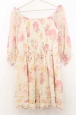 画像3: LIZ LISA / 花柄シフォンワンピース 0 シロ O-26-01-11-036-LO-OP-YM-OS
