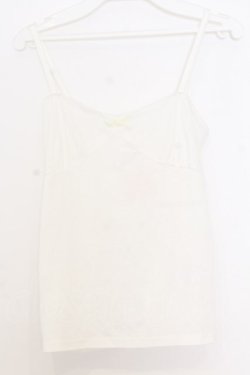 画像1: LIZ LISA / ビスチェ風キャミソール 0 シロ O-26-01-11-044-LO-TO-YM-OS