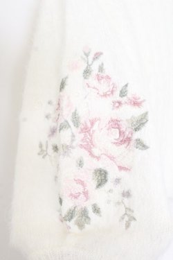 画像2: LIZ LISA / 刺繍腕モヘアリブニット 0 シロ O-26-01-11-047-LO-TO-YM-OS