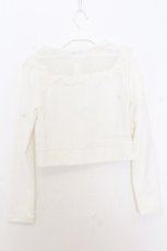 画像3: LIZ LISA / シースルーデコルテデイジーカーディガン 0 シロ O-26-01-11-048-LO-TO-YM-ZT605 (3)