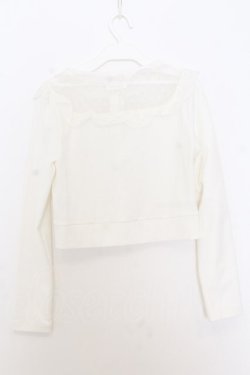 画像3: LIZ LISA / シースルーデコルテデイジーカーディガン 0 シロ O-26-01-11-048-LO-TO-YM-OS