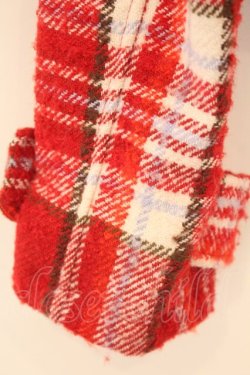 画像3: LIZ LISA / ツイードタータンダッフルショートコート 0 アカ O-26-01-11-005-LO-CO-YM-OS