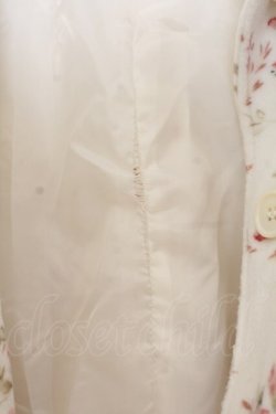 画像3: LIZ LISA / ファー襟花柄起毛コート F シロ O-26-01-11-006-LO-CO-YM-OS