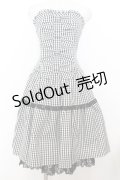 JESUS DIAMANTE / アントワーヌベアワンピ 42 チェック柄クロ O-26-01-11-009-JE-OP-OW-OS