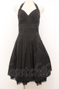 画像1: JESUS DIAMANTE / JAPONドール誘惑ワンピース 42 ジャガード黒 O-26-01-11-010-JE-OP-OW-OS