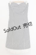 JESUS DIAMANTE / タイトベアワンピース 38 クロ×シロ O-26-01-11-018-JE-OP-OW-OS