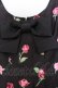 画像3: JESUS DIAMANTE / JAPONドールワンピース 40 オーナメントリボン柄黒 O-26-01-11-019-JE-OP-OW-OS (3)