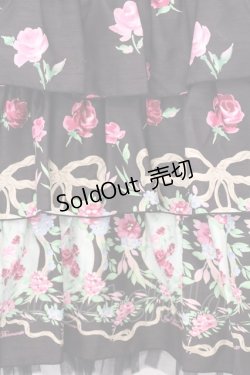 画像3: JESUS DIAMANTE / バックリボンミニーワンピ 40 オーナメントリボン柄黒 O-26-01-11-020-JE-OP-OW-OS