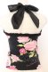 画像2: JESUS DIAMANTE / ぼかし薔薇リボンキャミ 38 ぼかし薔薇柄黒 O-26-01-11-021-JE-OP-OW-OS (2)