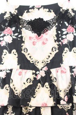 画像2: JESUS DIAMANTE / DOLLミニーワンピ 40 オーナメント黒 O-26-01-11-023-JE-OP-OW-OS