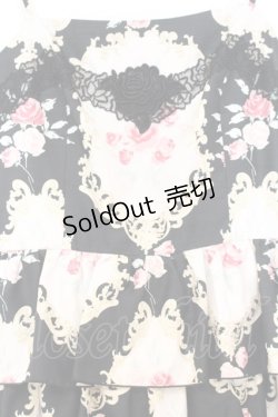 画像2: JESUS DIAMANTE / DOLLミニーワンピ 40 オーナメント黒 O-26-01-11-023-JE-OP-OW-OS