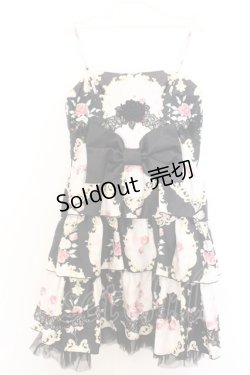 画像3: JESUS DIAMANTE / DOLLミニーワンピ 40 オーナメント黒 O-26-01-11-023-JE-OP-OW-OS