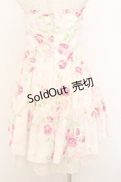 画像4: JESUS DIAMANTE / アントワーヌベアワンピ  ぼかし薔薇柄ピンク O-26-01-11-027-JE-OP-OW-OS