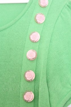 画像2: JESUS DIAMANTE / マドモワゼルキャンディワンピース 40 キャンディグリーン O-26-01-11-029-JE-OP-OW-OS