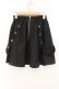 画像2: Jamie エーエヌケー / ハーネスギャザースカート M クロ O-26-01-12-035-LO-SK-OW-OS (2)