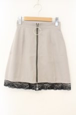 画像1: Jamieエーエヌケー / フロントZIPタイトスカート M グレー O-26-01-12-036-0-SK-OW-ZT540 (1)