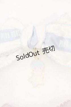 画像2: PINK HOUSE / Little Twin Stars×PINK HOUSE リボンクリップ2個セット(チャーム付き)  シロ系×ピンク系 O-26-01-12-004-LO-AC-IG-OS