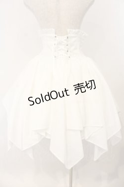 画像5: ALICE and the PIRATES / 蜘蛛の巣おばけプリントスカート  シロ O-26-01-12-047-PA-SK-IG-OS