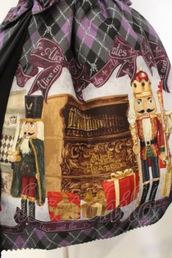 画像3: ALICE and the PIRATES / Nostalgic Gift〜くるみ割り人形と大切な想い出〜柄ジャンパースカートI  パープル O-26-01-12-048-PA-OP-IG-OS