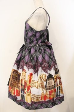 画像4: ALICE and the PIRATES / Nostalgic Gift〜くるみ割り人形と大切な想い出〜柄ジャンパースカートI  パープル O-26-01-12-048-PA-OP-IG-OS