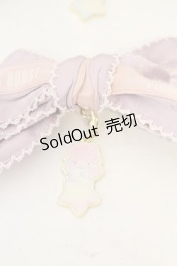 画像3: PINK HOUSE / Little Twin Stars×PINK HOUSE リボンクリップ2個セット(チャーム付き)  シロ系×ピンク系 O-26-01-12-004-LO-AC-IG-OS