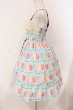 画像3: Emily Temple cute / マカロンプリントノースリーブワンピース  サックス O-26-01-12-050-ET-OP-IG-OS