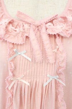 画像2: PINK HOUSE / Little Twin Stars×PINK HOUSE A Starry Night Wish柄ミディワンピース  ピンク O-26-01-12-053-LO-OP-IG-OS