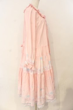 画像5: PINK HOUSE / Little Twin Stars×PINK HOUSE A Starry Night Wish柄ミディワンピース  ピンク O-26-01-12-053-LO-OP-IG-OS