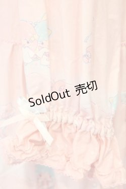 画像6: PINK HOUSE / Little Twin Stars×PINK HOUSE A Starry Night Wish柄ミディワンピース  ピンク O-26-01-12-053-LO-OP-IG-OS