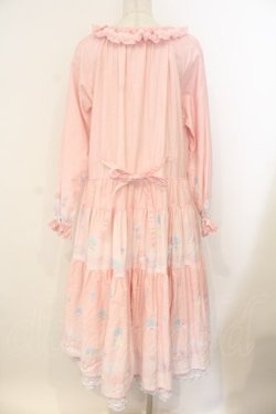 画像7: PINK HOUSE / Little Twin Stars×PINK HOUSE A Starry Night Wish柄ミディワンピース  ピンク O-26-01-12-053-LO-OP-IG-OS