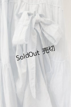 画像3: PINK HOUSE / たくし上げリボン付きローンワンピース  サックス O-26-01-12-054-LO-OP-IG-OS