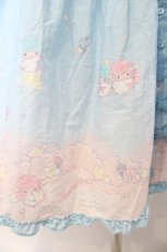 画像3: PINK HOUSE / Little Twin Stars×PINK HOUSE A Starry Night Wish柄ワンピース  ソライロ O-26-01-12-055-LO-OP-IG-OS (3)