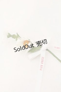 画像2: PINK HOUSE / フラワーモチーフミニコサージュ  マーガレット O-26-01-12-005-LO-AC-IG-OS
