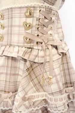 画像2: LIZ LISA / はしごリボンチェックティアードスカパン  ピンク O-26-01-12-057-LO-SK-OW-OS