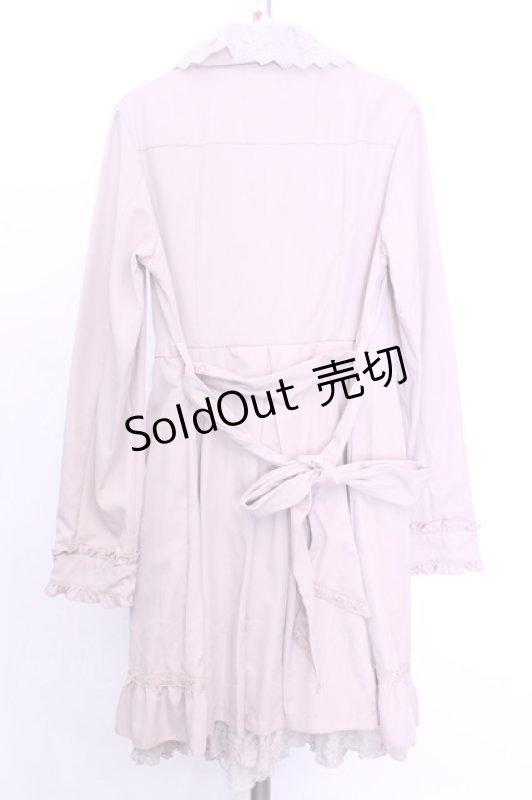 画像3: axes femme / ジレ付きトレンチコート  ピンク O-26-01-12-1034-AX-CO-IG-ZT540 (3)